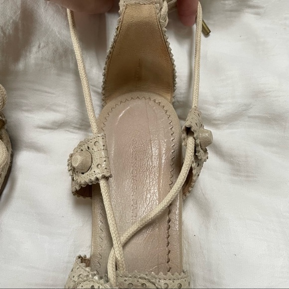 BALENCIAGA Arena Espadrille Ankle Wrap Gladiator Sandals - Picture 7 of 16